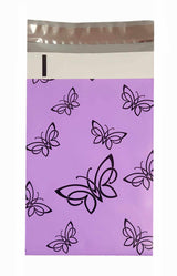 Purple Butterfly Poly Mailers Size 6x9 Shipping Bags Designed By Shipping In Style