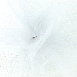 Sparkle White - Sparkle Tulle - 6" x 25 Yards