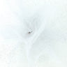 Sparkle White - Sparkle Tulle - 6" x 25 Yards