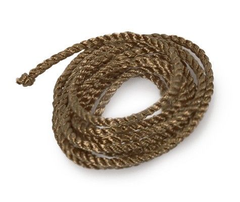 Brown - Rayon Twist Cord - 100 Yards