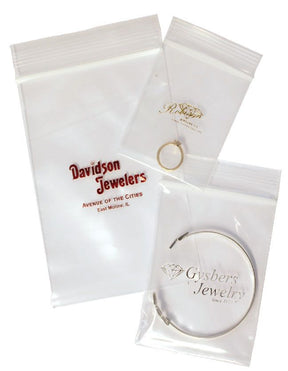 Clear - Recloseable Zipper Pouch - 3 x 4"
