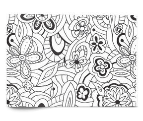 Floral Sketch - Tissue - Ream - 20 x 30"