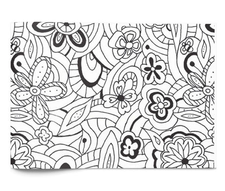 Floral Sketch - Tissue - Ream - 20 x 30"