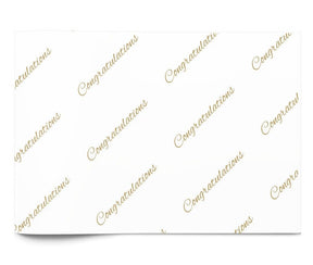 Congratulations gold - Tissue - Ream - 20 x 30"