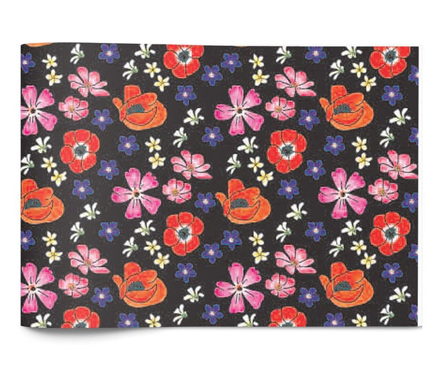 Velvet Floral Toss - Tissue - Ream - 20 x 30"
