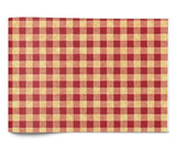 Red Kraft Rustic Gingham - Tissue - Ream - 20 x 30"