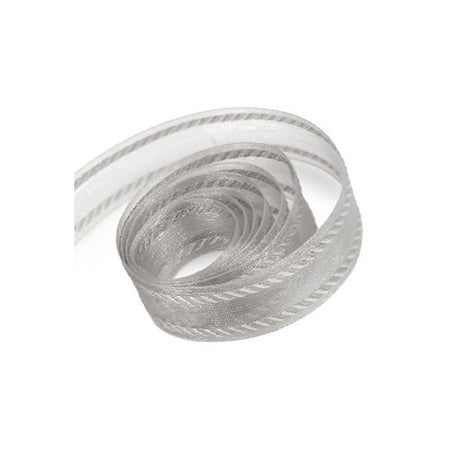 Gray / Silver - Ritzy Ribbon - 7/8" x 25 Yards