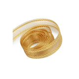 Old Gold / Gold - Ritzy Ribbon - 1-1/2" x 50 Yards