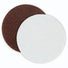 White/Brown - Round Candy Pad - 5" Dia (for Round Candy Box)