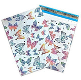 Rainbow Butterflies Poly Mailers Size 10x13 Butterfly Shipping Bags