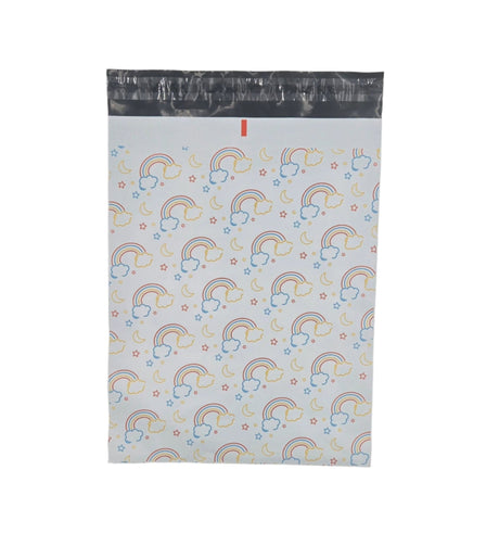 Rainbow Poly Mailers Size 10x13 Colorful Shipping Bags