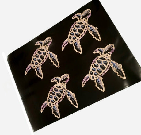 Rainbow Turtle Poly Mailers Size 10x13 Colorful Shipping Bags