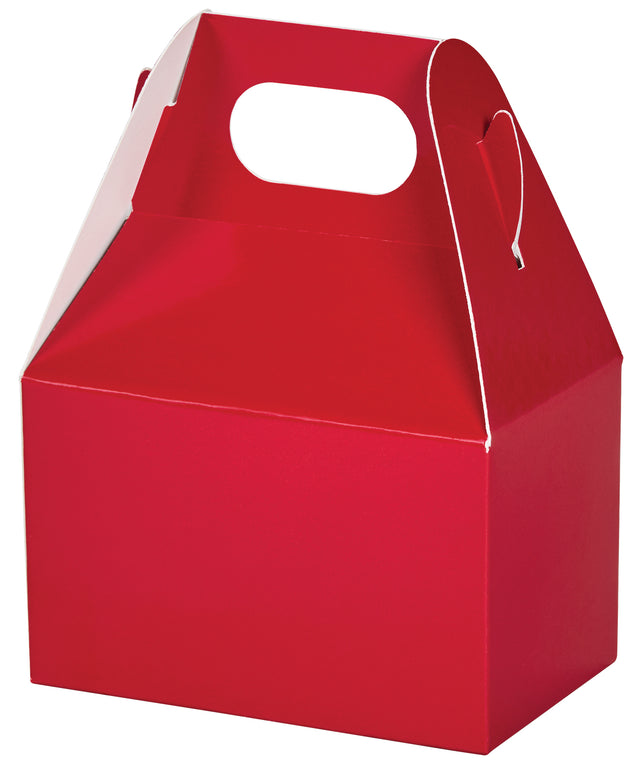 Red - Mini Gable Box - 4 x 2-1/2 x 2-1/2"