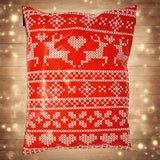 Red Reindeer Poly Mailers Size 10x13 Christmas Sweater Design Shipping Bags
