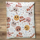 Reindeer Poly Mailers Size 12x15.5 Christmas Deer Shipping Bags