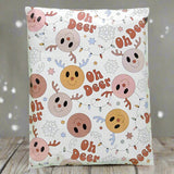 Reindeer Poly Mailers Size 12x15.5 Christmas Deer Shipping Bags