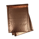 Rose Gold Metallic Bubble Mailers Size 4x8 Padded Shipping Bags
