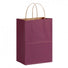 Matte Kraft Burgundy - Matte Shopping Bags - 8 x 4-3/4 x 10-3/8"