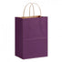Matte Kraft Purple - Matte Shopping Bags - 8 x 4-3/4 x 10-3/8"