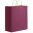 Matte Kraft Burgundy - Matte Shopping Bags - 10 x 5 x 13"