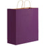 Matte Kraft Purple - Matte Shopping Bags - 10 x 5 x 13"