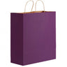 Matte Kraft Purple - Matte Shopping Bags - 10 x 5 x 13"