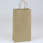 Natural Kraft - Double Bottle Wine Bag - 6-1/2 x 3-1/2 x 12-3/8"