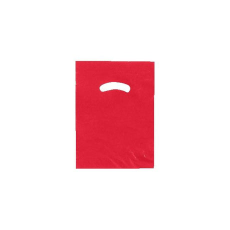 Red - Super Glossy Plastic Bag - 9 x 12"