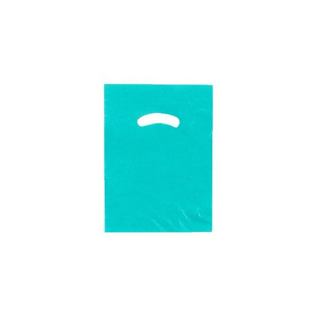 Teal - Super Glossy Plastic Bag - 9 x 12"