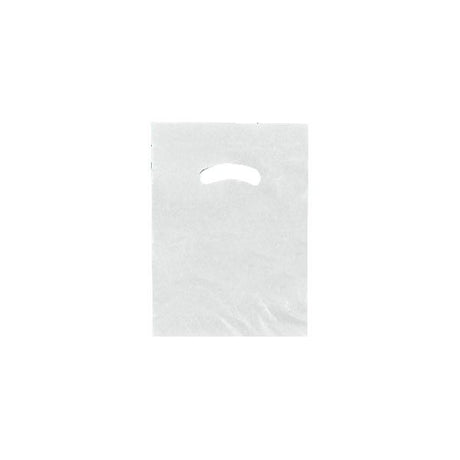 White - Super Glossy Plastic Bag - 9 x 12"