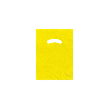 Yellow - Super Glossy Plastic Bag - 9 x 12"
