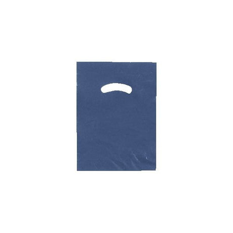 Navy Blue - Super Glossy Plastic Bag - 9 x 12"