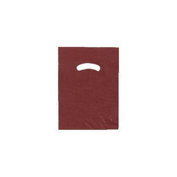 Burgundy - Super Glossy Plastic Bag - 9 x 12"