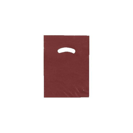 Burgundy - Super Glossy Plastic Bag - 9 x 12"