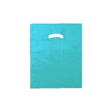 Teal - Super Glossy Plastic Bag - 12 x 15"