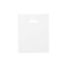 White - Super Glossy Plastic Bag - 12 x 15"