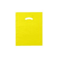 Yellow - Super Glossy Plastic Bag - 12 x 15"