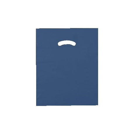 Navy Blue - Super Glossy Plastic Bag - 12 x 15"