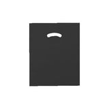 Black - Super Glossy Plastic Bag - 12 x 15"