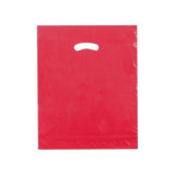 Red - Super Glossy Plastic Bag - 15 x 18 x 4"