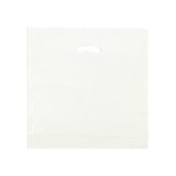 White - Super Glossy Plastic Bag - 18 x 18 x 4"