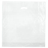 White - Super Glossy Plastic Bag - 20 x 20 x 5"