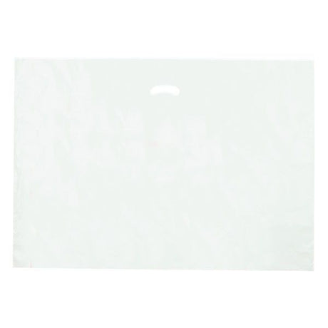 White - Super Glossy Plastic Bag - 24 x 24 x 5"