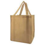 Khaki - Non Woven Grocery Bag - 12 x 8 x 13"