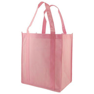 Hot Pink - Non Woven Grocery Bag - 12 x 8 x 13"