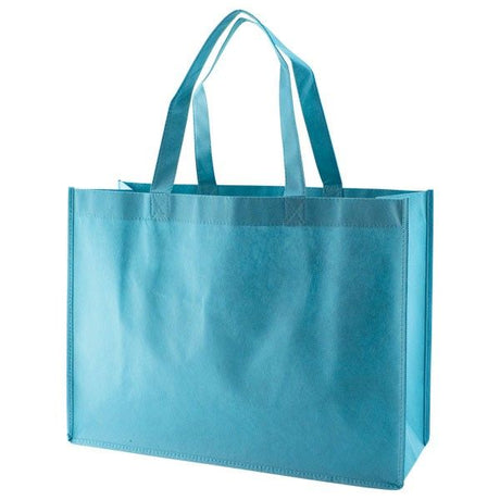 Aqua Blue - Reusable Gift Bag - 16 x 6 x 12" (18 in. Handle)