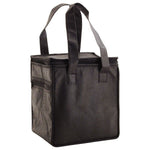 Black - Reusable Thermo Lunch Tote - 8 x 6 x 8-1/2" (16in. Handle)