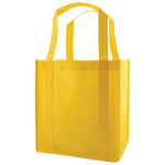 Yellow - Non Woven Grocery Bag - 12 x 8 x 13"