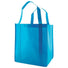 Aqua Blue - Non Woven Grocery Bag - 13 x 10 x 15"