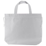 White - Reusable Purse Tote - 16-1/2 x 4-1/4 x 13-1/2" (15 in. Handle)
